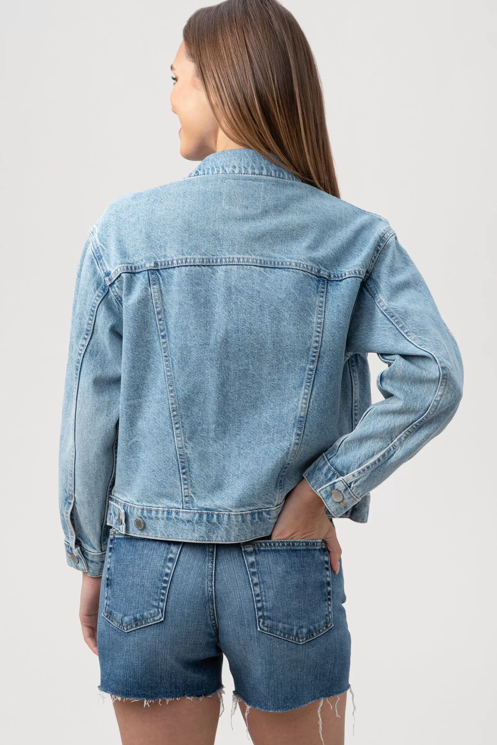 Women Trina Turk Ag Arllow Denim Jacket