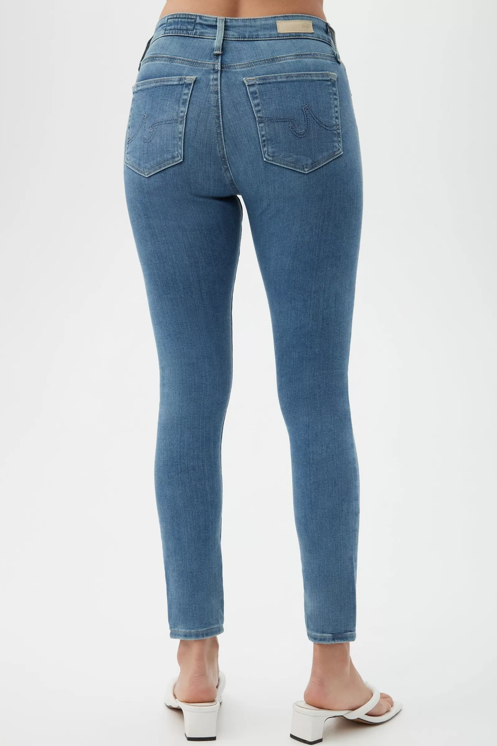 Women Trina Turk Ag Dark Wash Farrah Ankle Skinny Jean