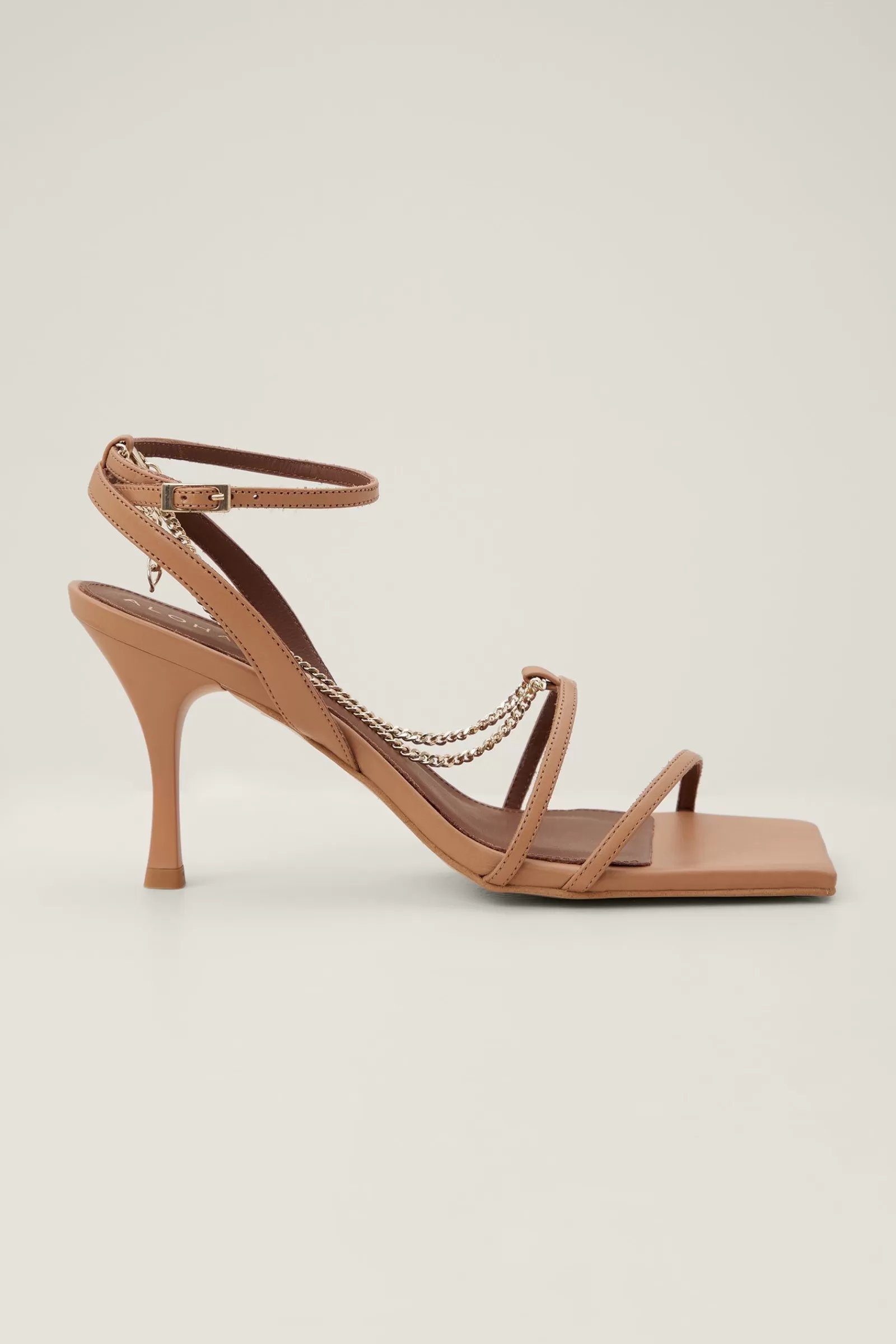 Trina Turk Alohas Straps Chain Heel