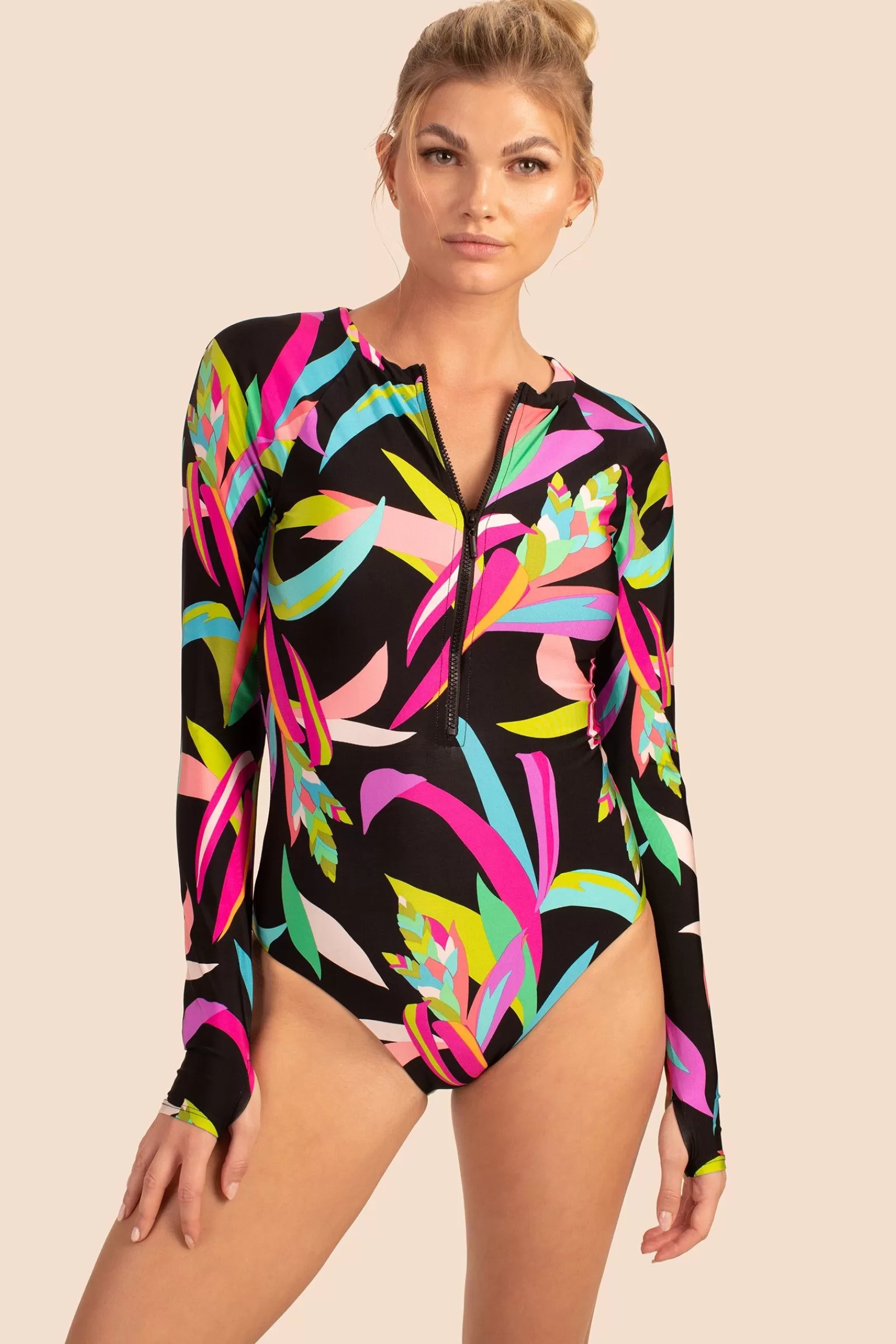 Women Trina Turk Birds Of Paradise Paddle Suit