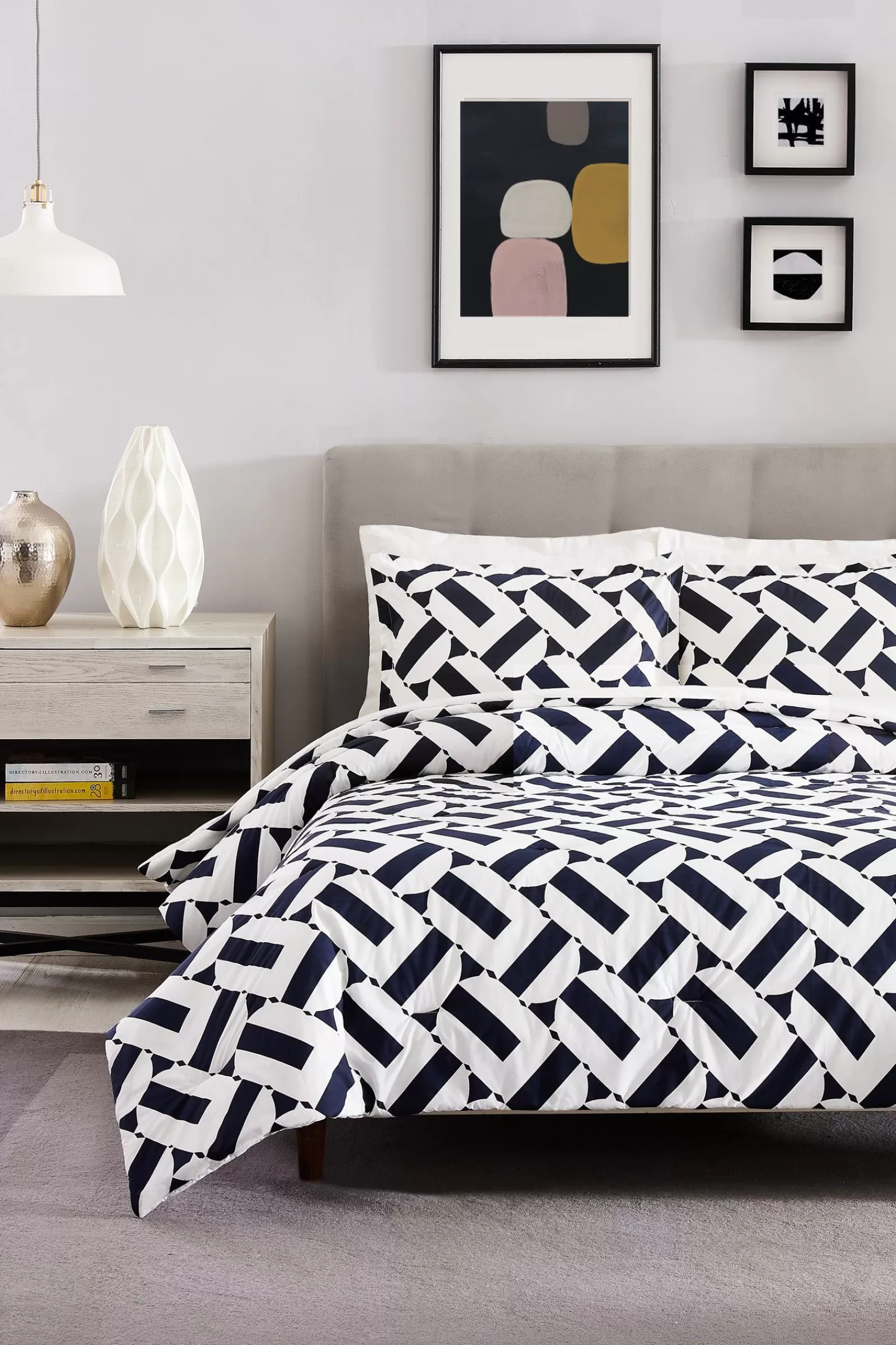 Trina Turk Geo Full/Queen Duvet 3-Piece Set