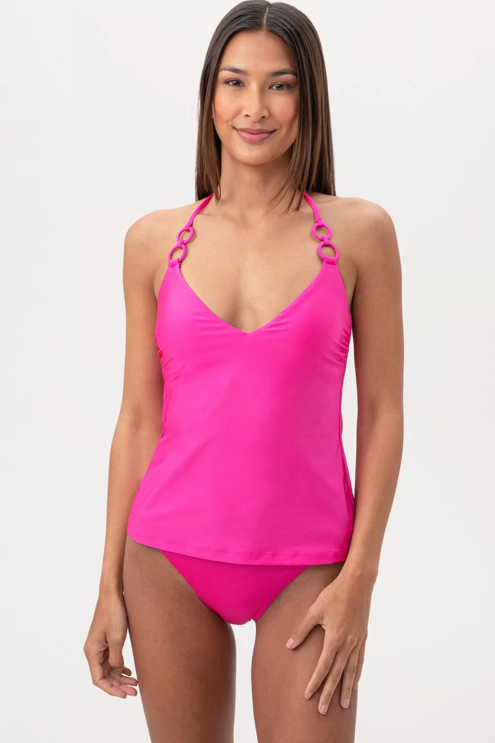 Women Trina Turk Monaco Solid Ring Tankini