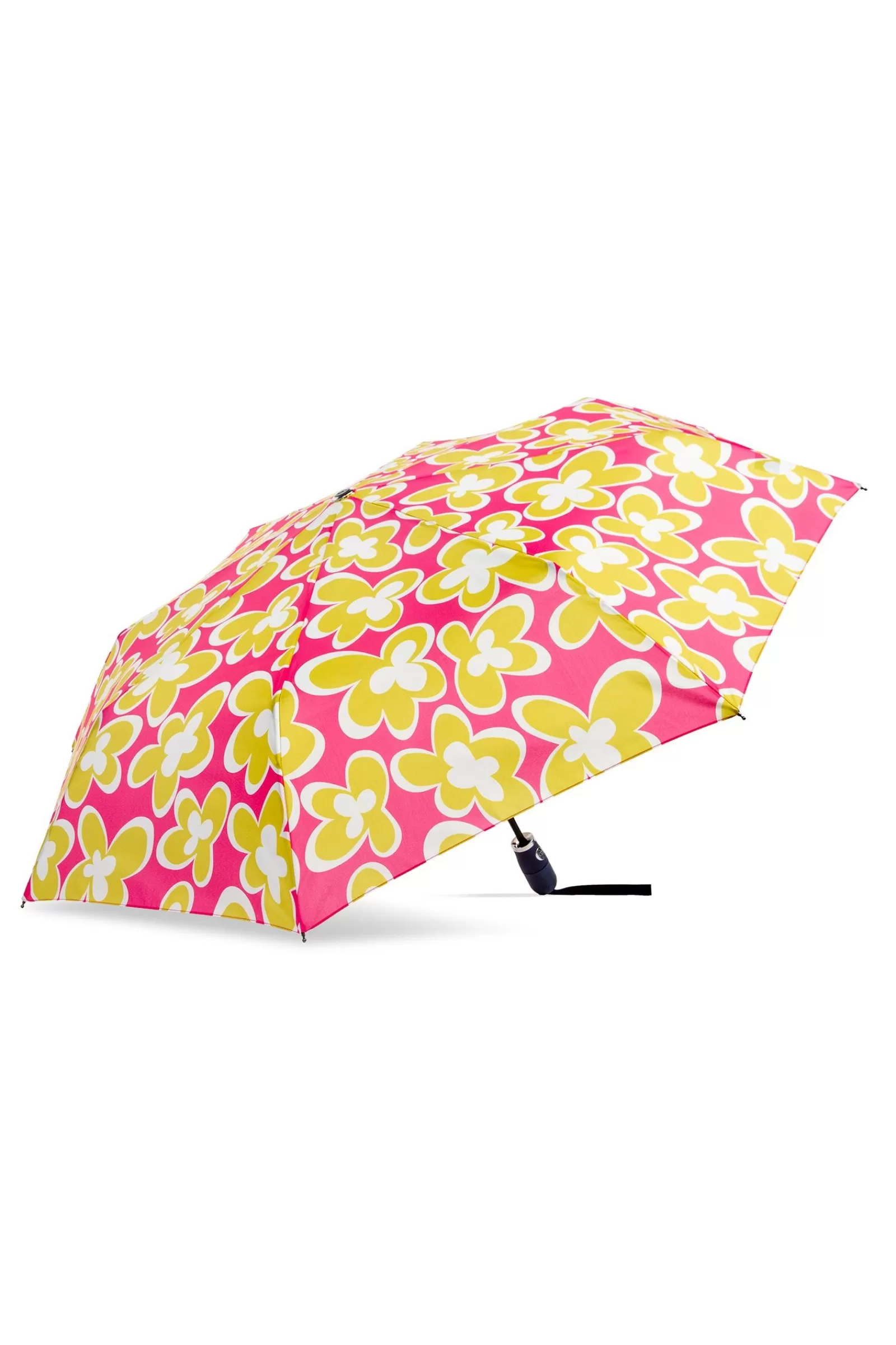 Trina Turk Palm Bay Floral Compact Umbrella