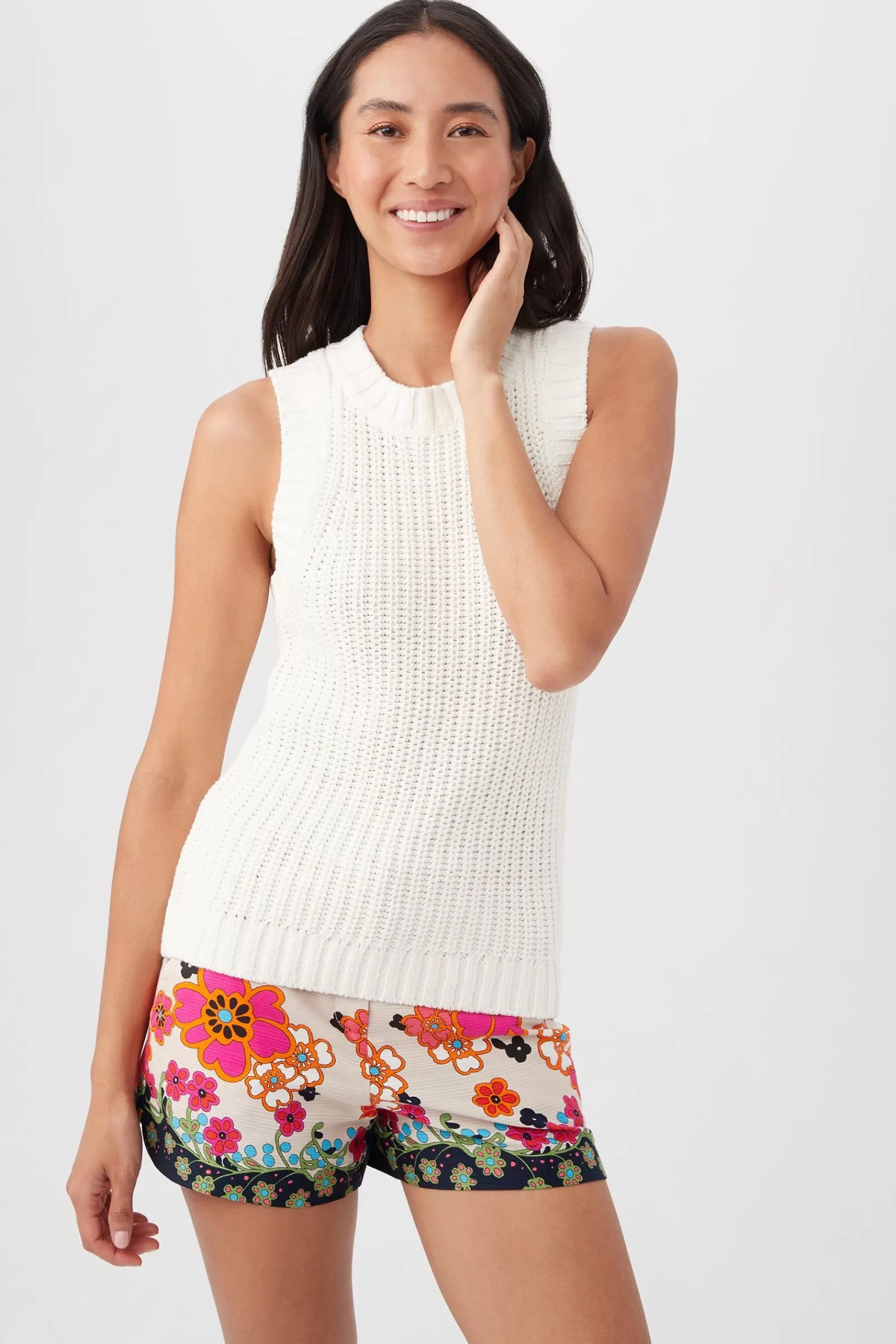 Women Trina Turk Waterfront Sweater Cami